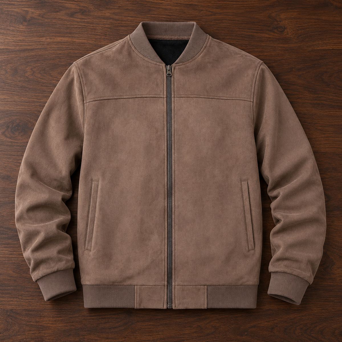Richmond | Suede-Touch Zip Jacket