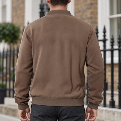 Richmond | Suede-Touch Zip Jacket