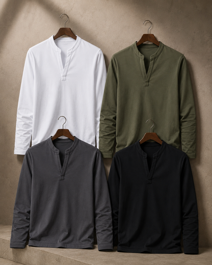 Windsor | Refined Stand-Collar Tee