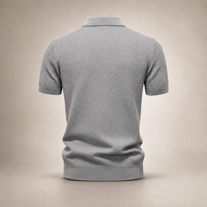 Kensington | Textured Knit Polo Shirt