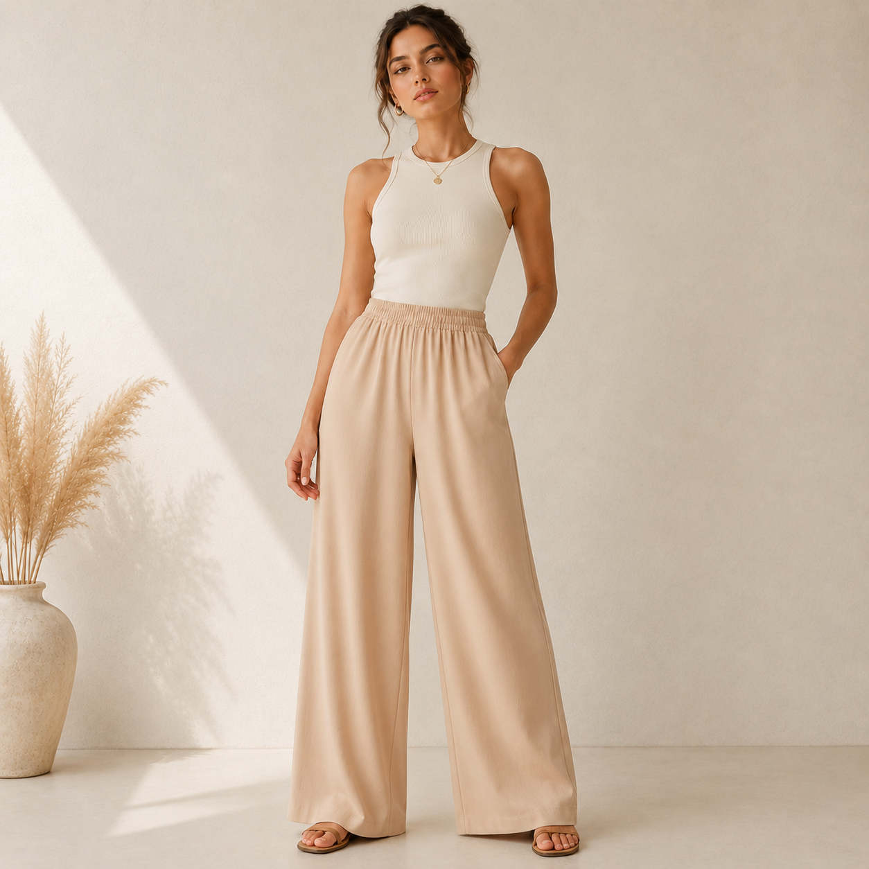 Amara | Relaxed Wide-Leg Trousers