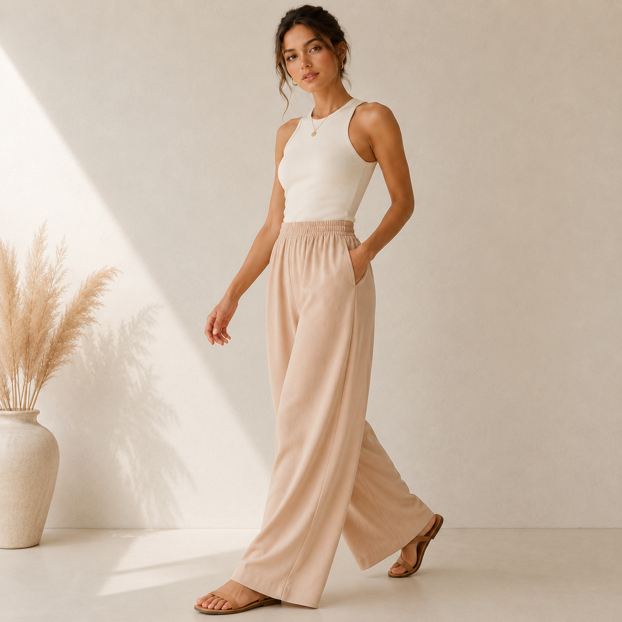 Amara | Relaxed Wide-Leg Trousers