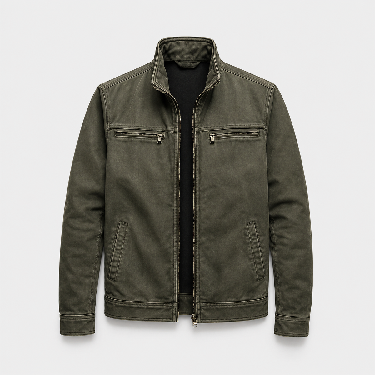 Camden | Stand Collar Zip Jacket