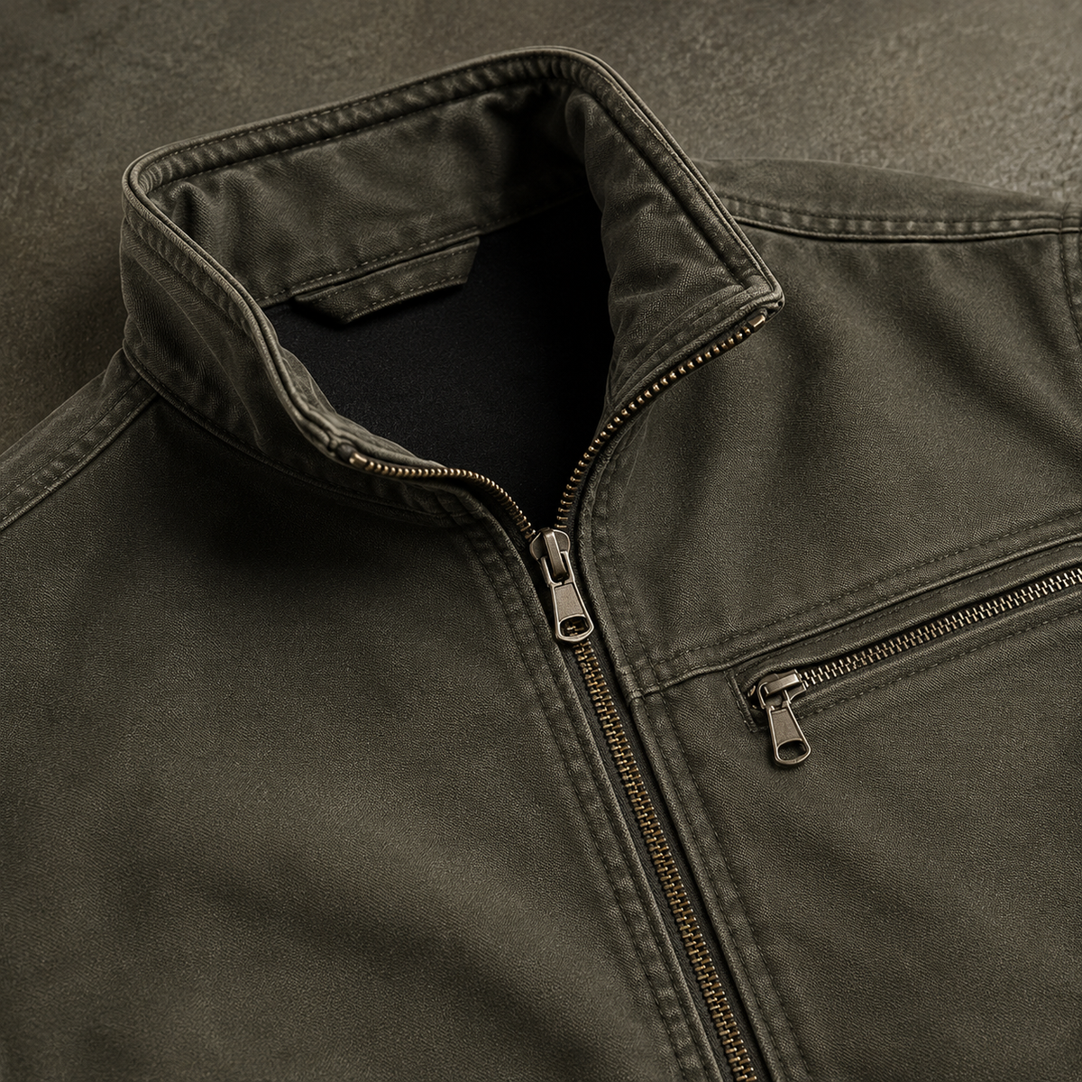 Camden | Stand Collar Zip Jacket