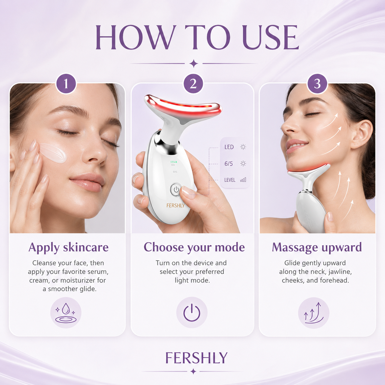 Fershly LumiLift LED Face & Neck Device