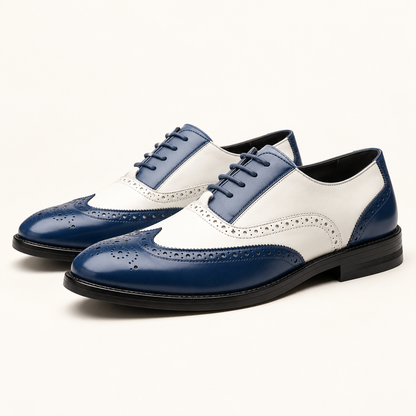 Camden | Colour-Block Brogue Shoes