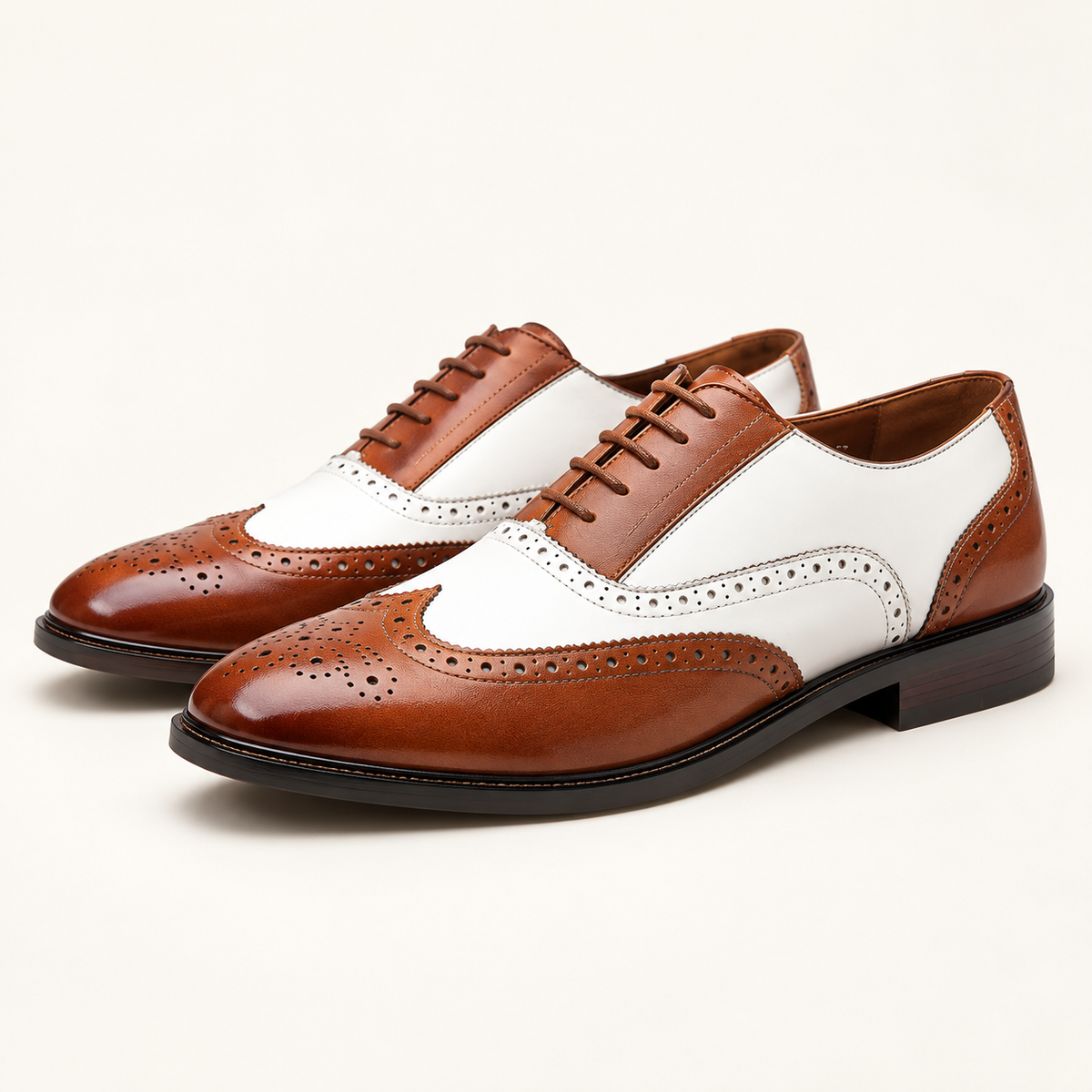 Camden | Colour-Block Brogue Shoes