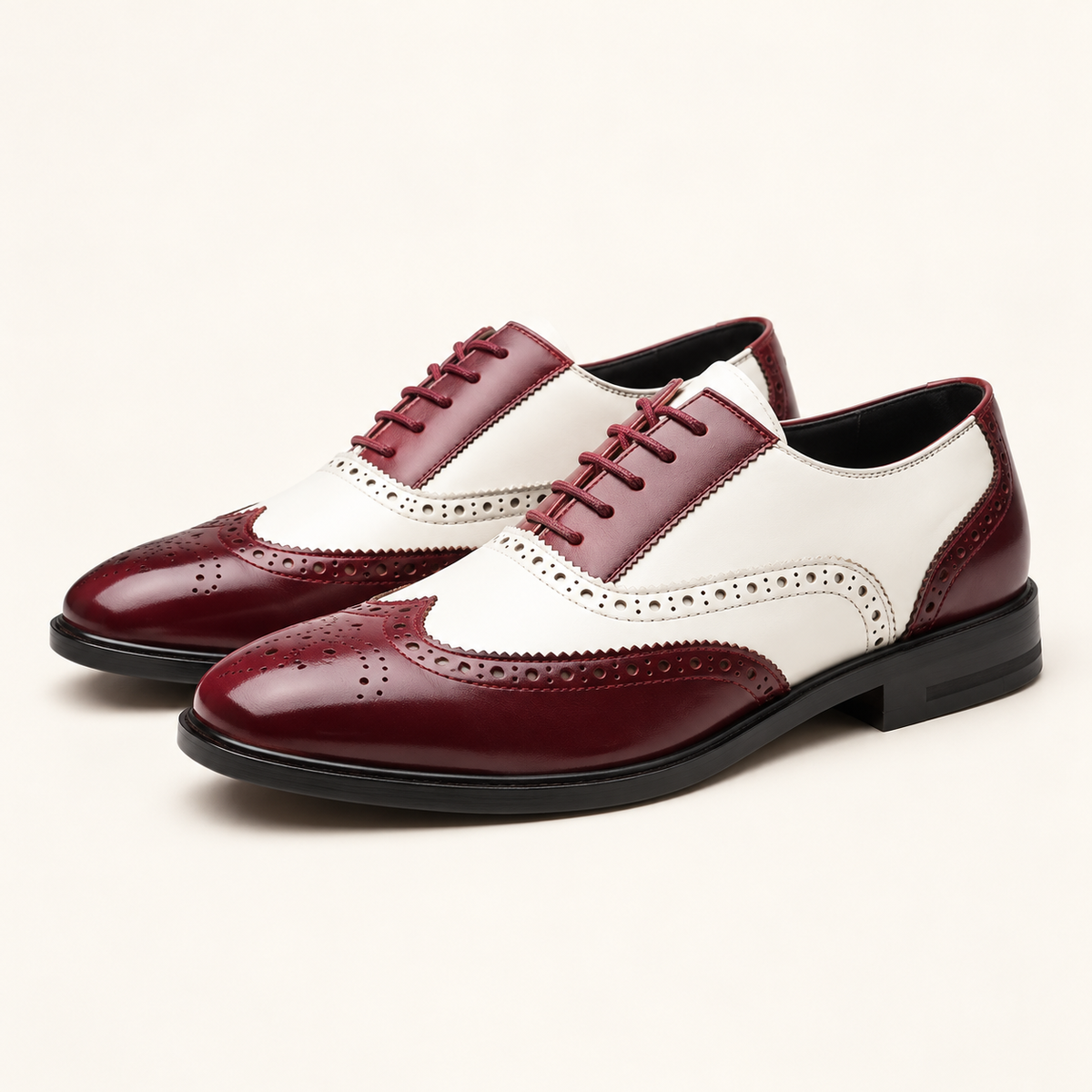 Camden | Colour-Block Brogue Shoes