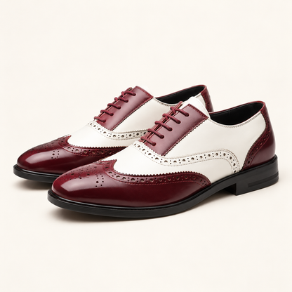 Camden | Colour-Block Brogue Shoes